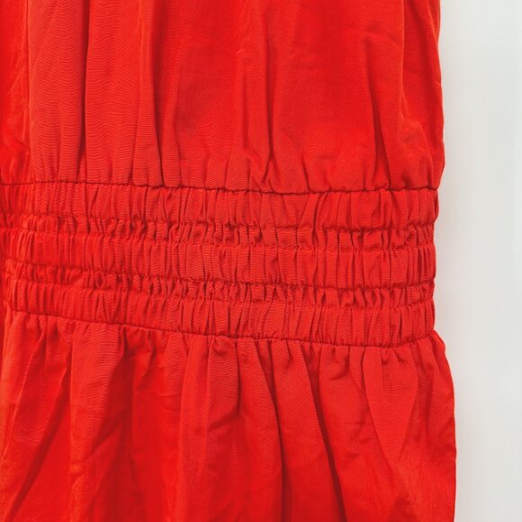 NEW A New Day Women's Poplin Cross Back Cinch Waist Midi Dress - Size XXL - Picture 4 of 9
